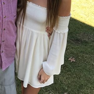 Linen Relaxed Mini Dress